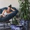 Classic Accessories Montlake Water-Resistant 50" Papasan Cushion, Heather Indigo 60-540-045501-EC - alternate 5